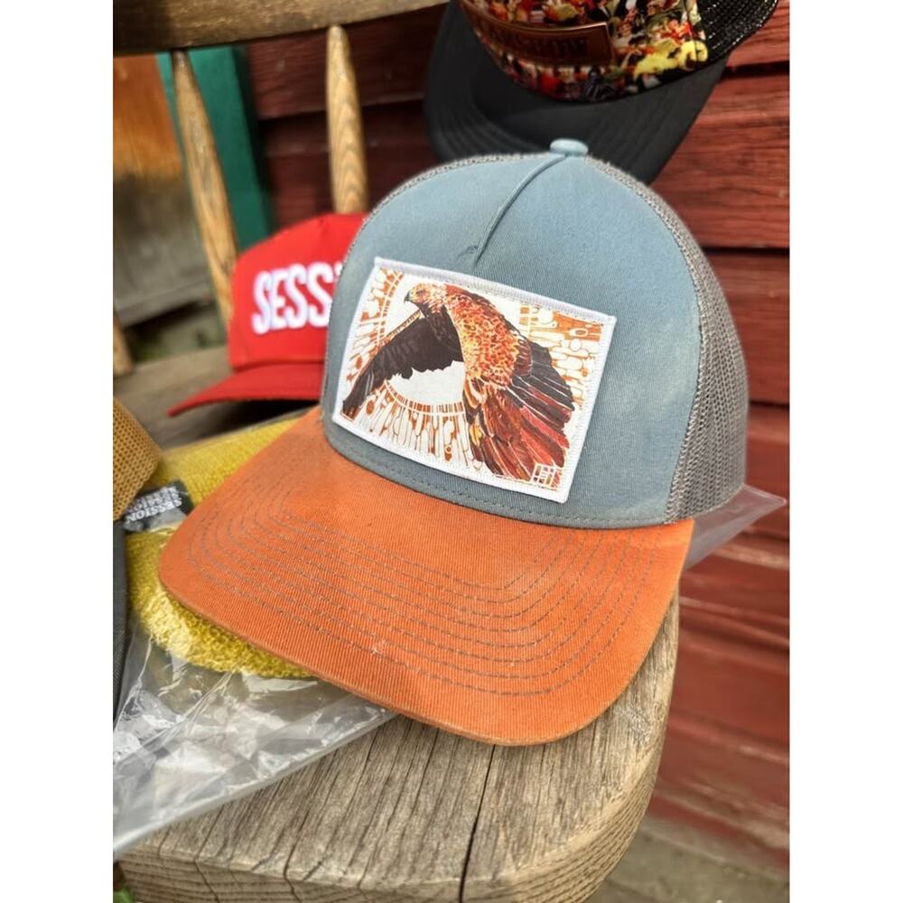 Lot 7 Premium Trucker Hats Helen Seay Artist Session Jackson Hole Boutique Caps - Picture 6 of 7